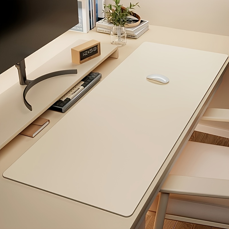 Leatherwork Desk - 1 Stück großes Kunstleder-Mauspad, rutschfeste, wasserdichte