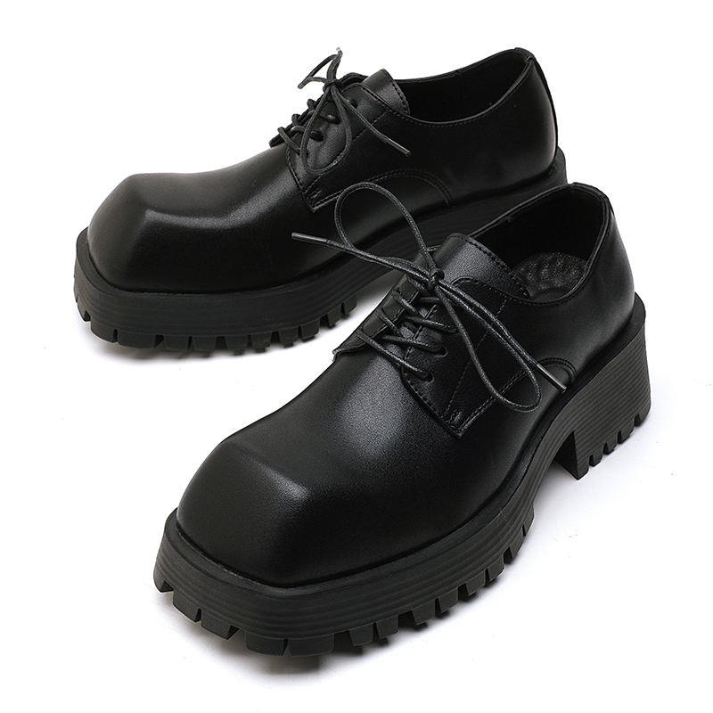 Leather Work Japan - Plateau-Schuhe für Herren, Marken-Lederschuhe, Business-Anzugschuhe, Japanische