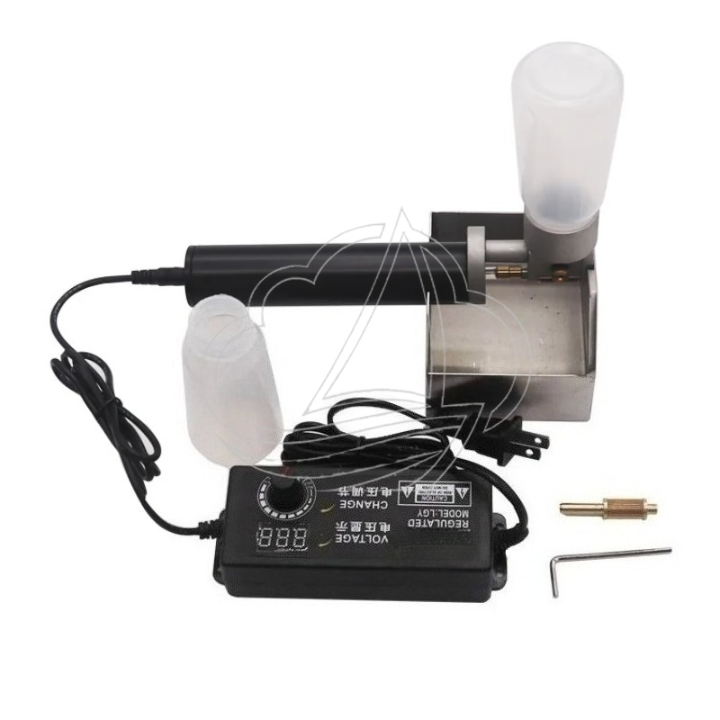 Leatherwork Machine - 120W Elektrische Lederkanten-Ölmaschine Handgehaltenes Leder-Seitenbearbeitungs-Ölwerkzeug für