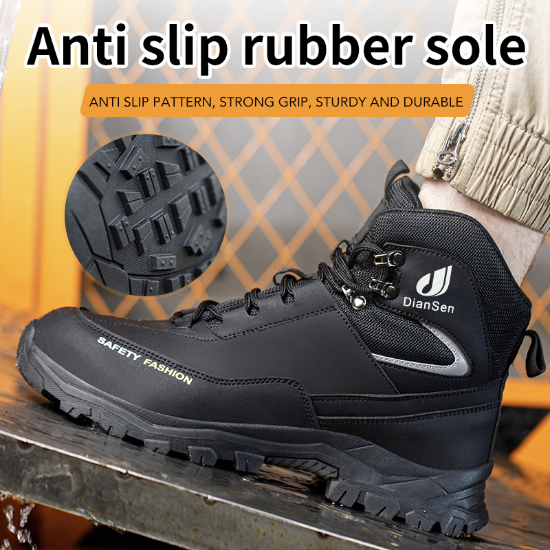 Herren-Arbeitsschuhe, Stiefel  – Leather Work Fabric Bewertung und Preis
