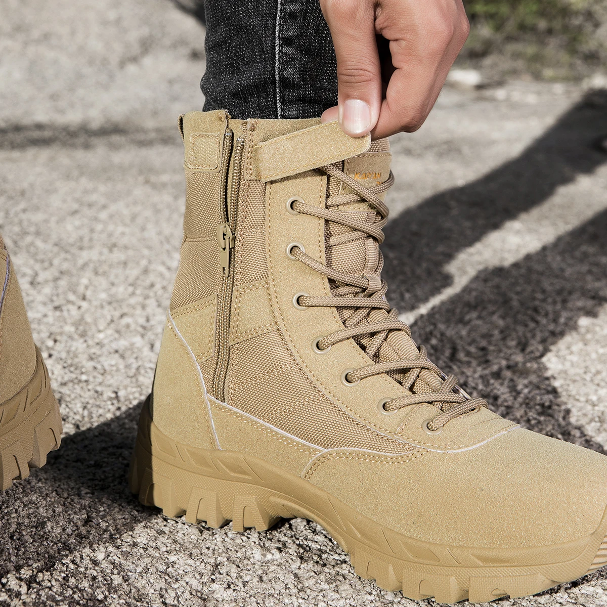 Herren Outdoor Wanderschuhe Hi – Leather Work Fabric Bewertung und Preis