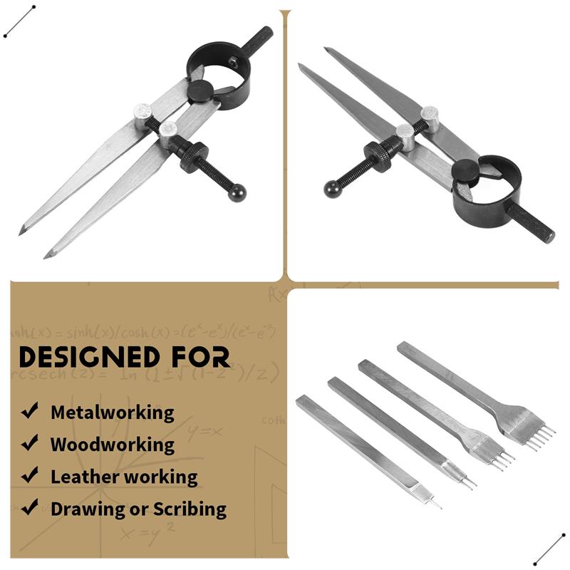 Ledermeißel-Set, Zinken-Diaman – Wing Divider Stitch Bewertung und Preis
