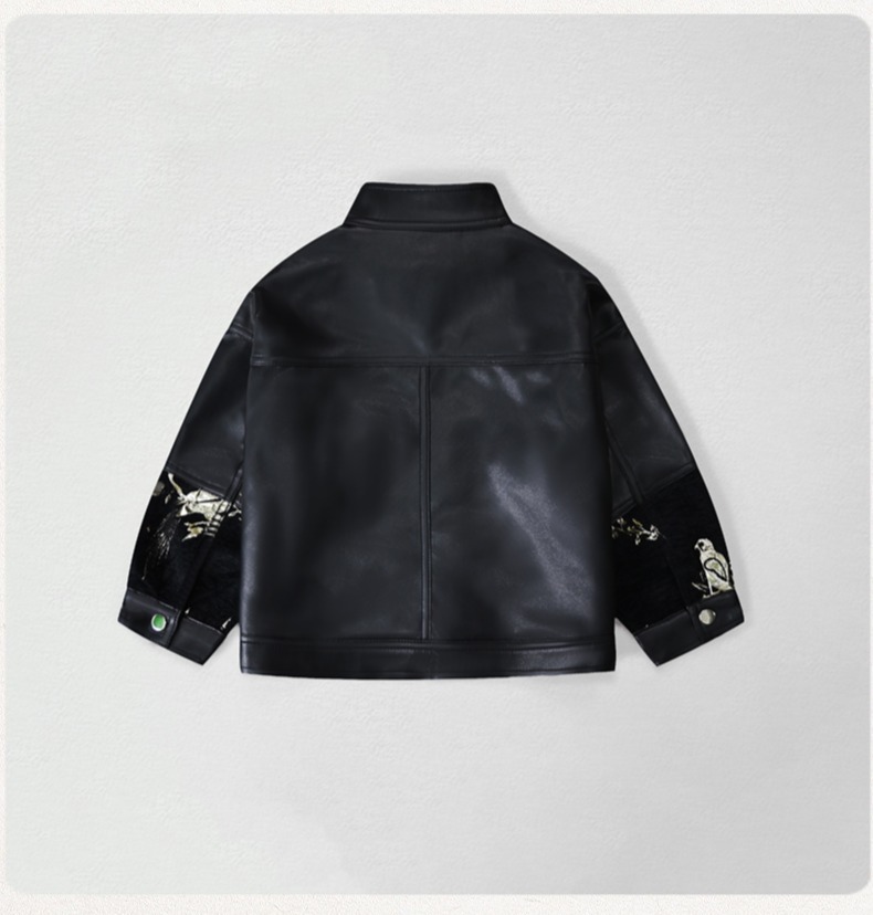 Gentleman Kinder Stickerei Mot – Leather Work Jacket Bewertung und Preis