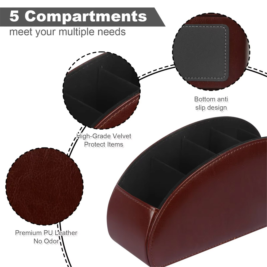 1 Stück 5-Fach PU-Leder Schrei – Leatherwork Desk Bewertung und Preis