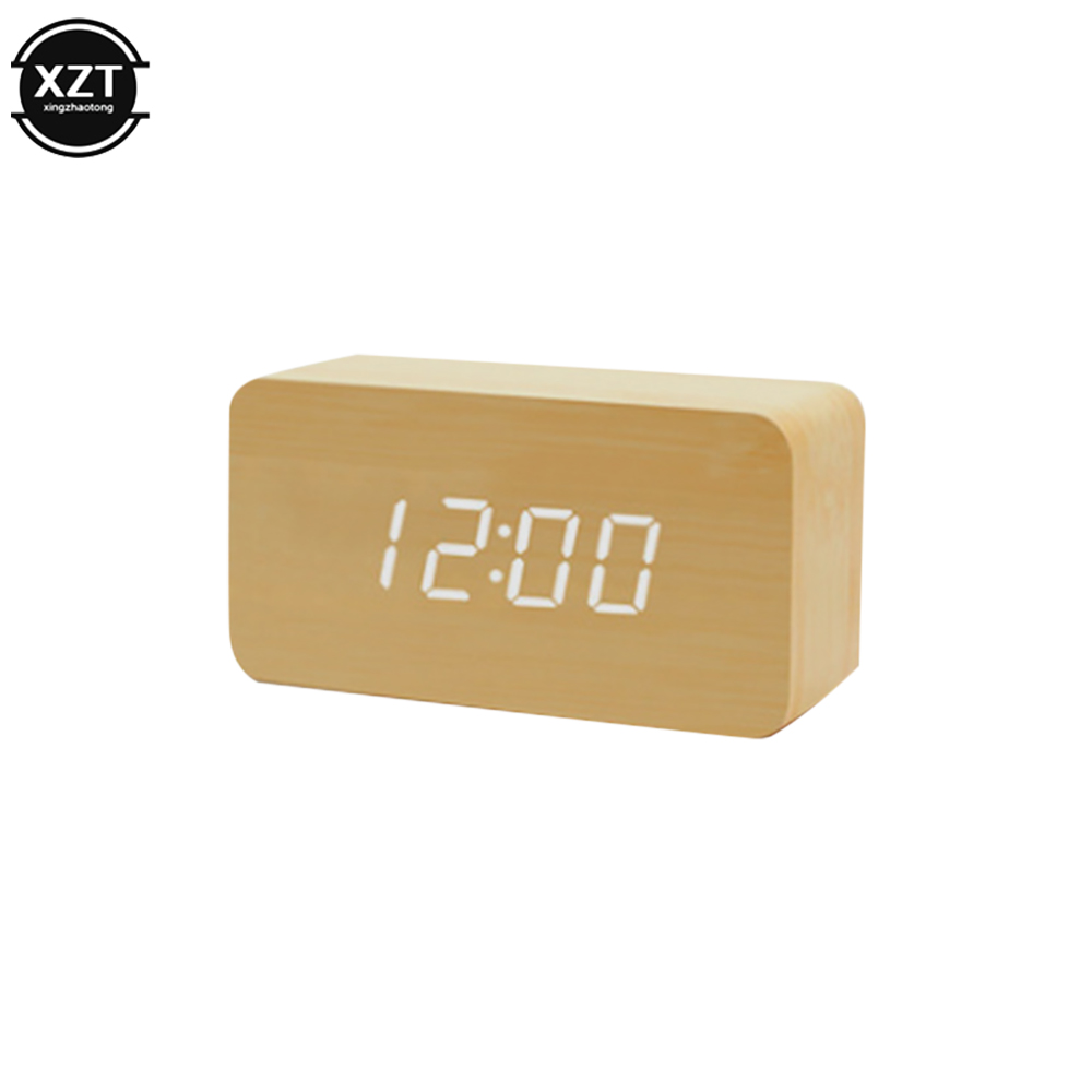 Mode Wecker LED Holz Uhr Tisch – Leatherwork Desk Bewertung und Preis