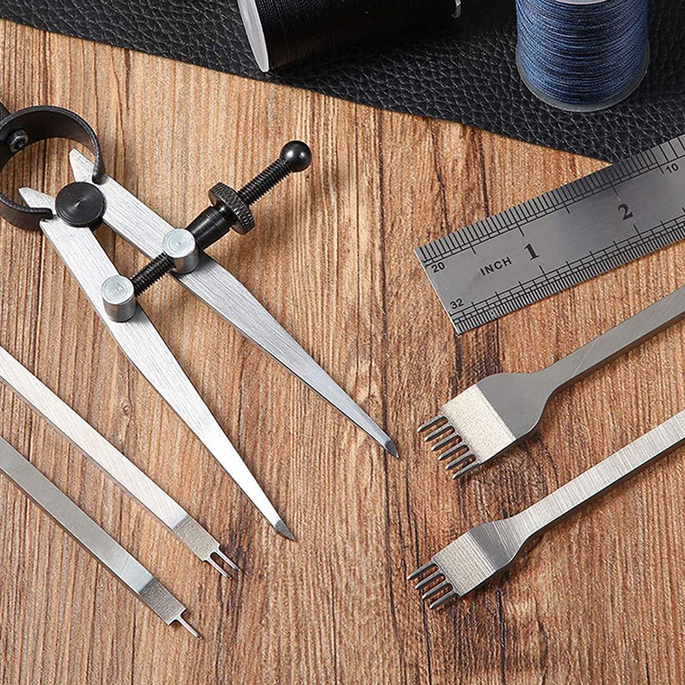 Ledermeißel-Set, Zinken-Diaman – Wing Divider Stitch Bewertung und Preis