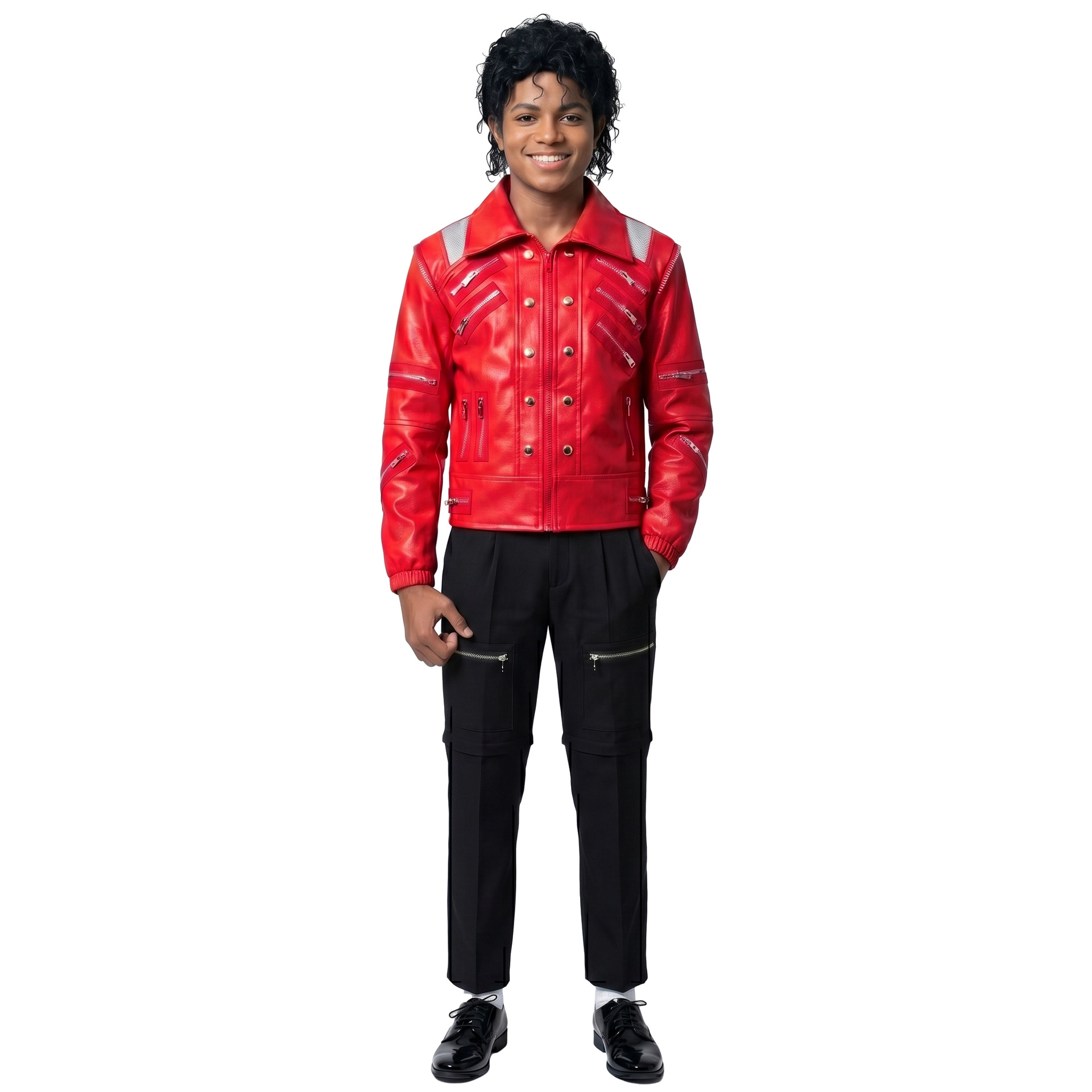 80er Retro Pop-Star Kostüm Mic – Leather Work Jacket Bewertung und Preis