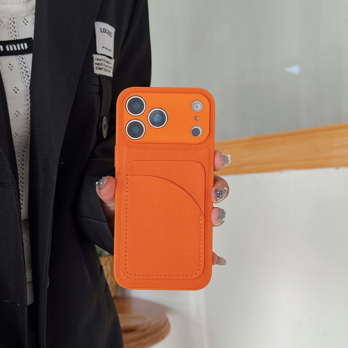 Leder Orange Farbe Kartenhalte – Leather X Bewertung und Preis