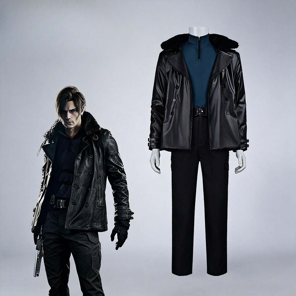 Game Leon Kennedy Re9 Evil Cos – Leather Work Jacket Bewertung und Preis