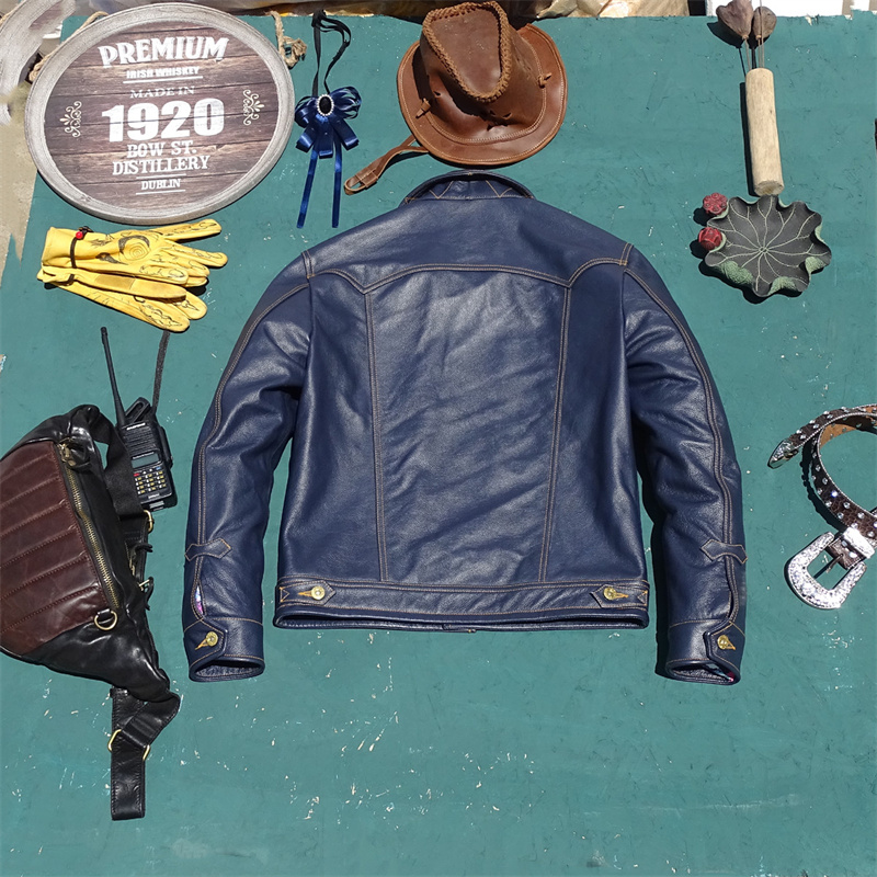   Knight Echtlederjacke Kurzer – Leather Work Jacket Bewertung und Preis